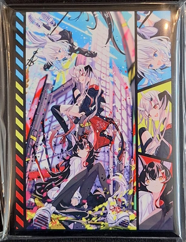 画像1: サンパン カードスリーブ　ホロライブ　あやふぶみ 百鬼あやめ 白上フブキ 大神ミオ (1)