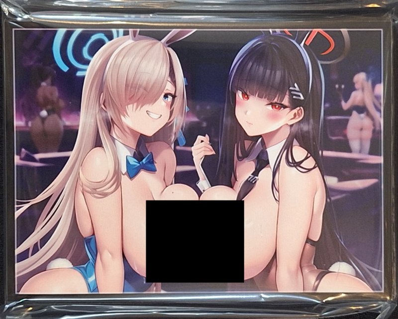 画像1: ミッドナイトブルー カードスリーブ　ブルーアーカイブ アスナ リオ (1)