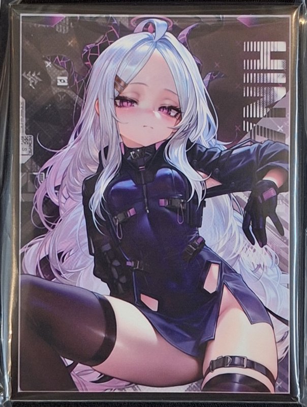 画像1: ミッドナイトブルー カードスリーブ　ブルーアーカイブ ヒナ (1)