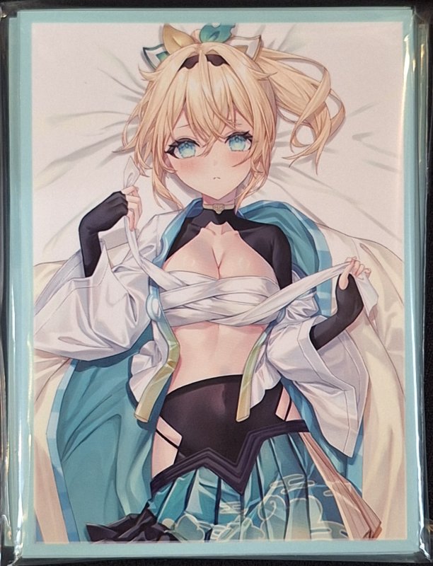 画像1: ミッドナイトブルー カードスリーブ　ホロライブ 風真いろは A (1)