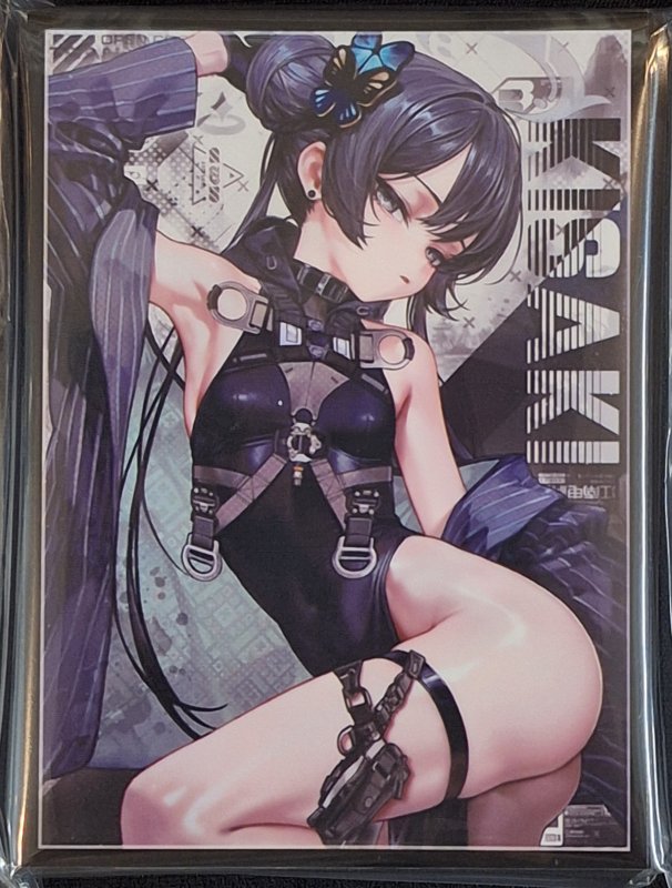 画像1: ミッドナイトブルー カードスリーブ　ブルーアーカイブ キサキ (1)