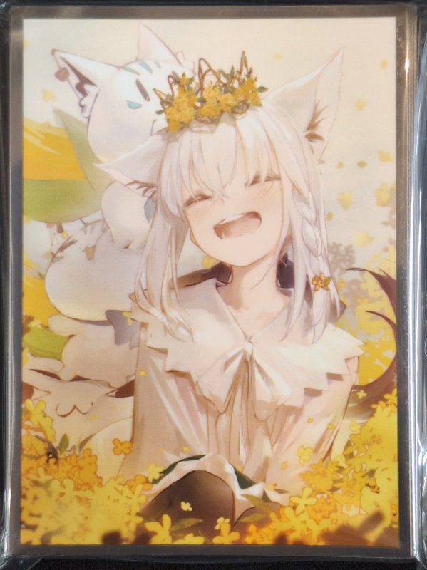 画像1: 白詰草　カードスリーブ　ホロライブ 白上フブキ A (1)