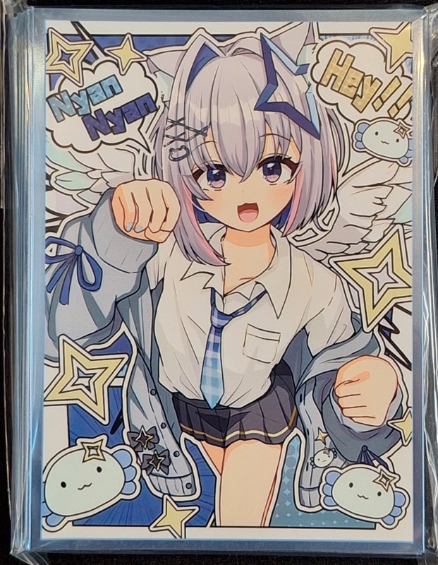 画像1: 白詰草　カードスリーブ　ホロライブ 天音かなた (1)