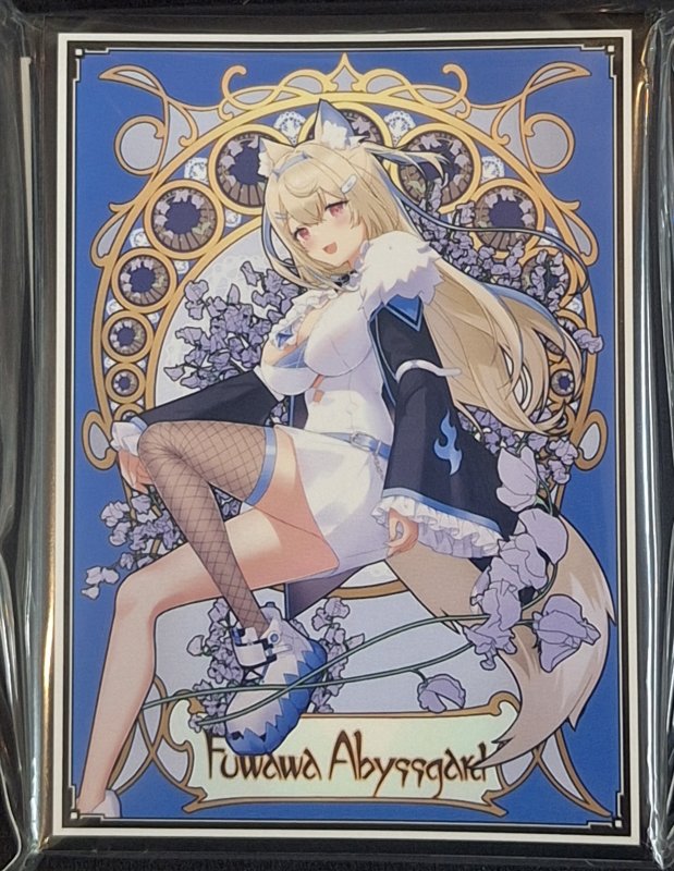 画像1: 混沌の女神様 カードスリーブ　ホロライブ ミュシャ フワモコ フワワ・アビスガード (1)