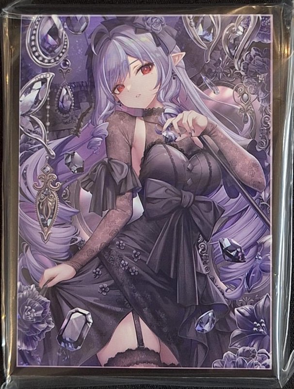 画像1: ミッドナイトブルー カードスリーブ　ゼンレスゾーンゼロ 黒 ビビアン (1)