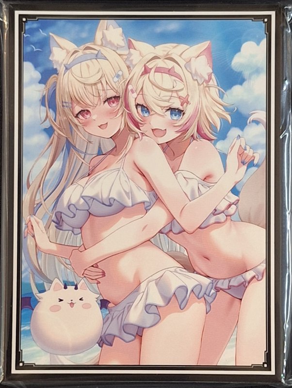 画像1: 混沌の女神様 カードスリーブ　ホロライブ 水着 フワモコ フワワ モココ・アビスガード (1)