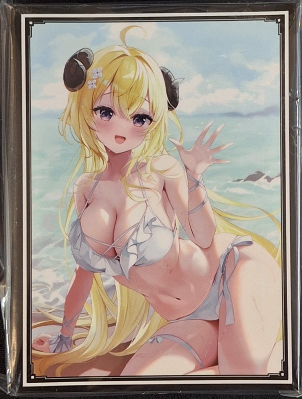 画像1: 混沌の女神様 カードスリーブ　ホロライブ 角巻わため (1)