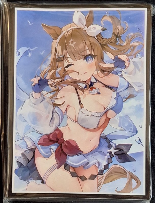 画像1: 白詰草　カードスリーブ　アーモンドアイ (1)
