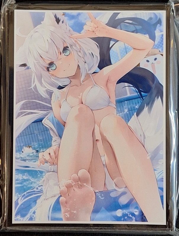 画像1: 白詰草　カードスリーブ　ホロライブ 白上フブキ B (1)