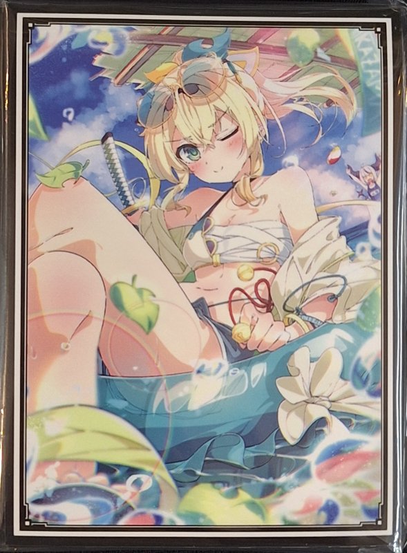 画像1: 混沌の女神様 カードスリーブ　ホロライブ 水着 風真いろは (1)