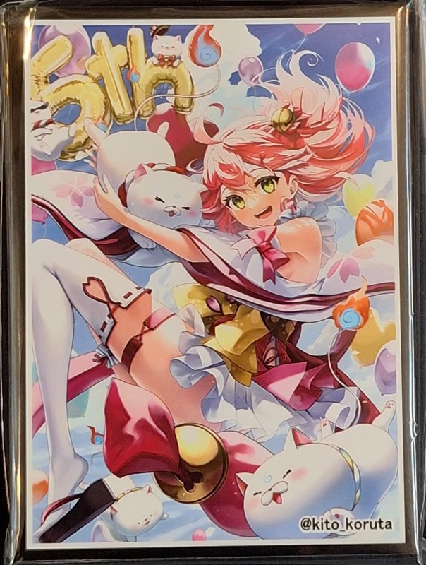 画像1: 白詰草　カードスリーブ　ホロライブ さくらみこ (1)