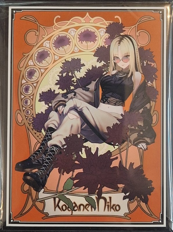 画像1: 混沌の女神様　カードスリーブ　ホロライブ ミュシャ 虎金妃笑虎 (1)