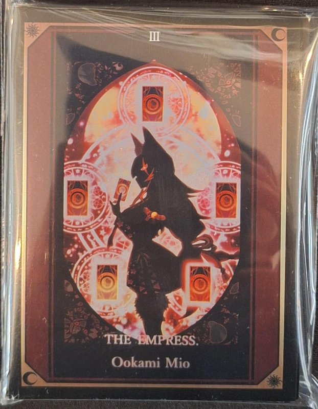 画像1: サンパン　カードスリーブ　ホロライブ タロット 大神ミオ (1)