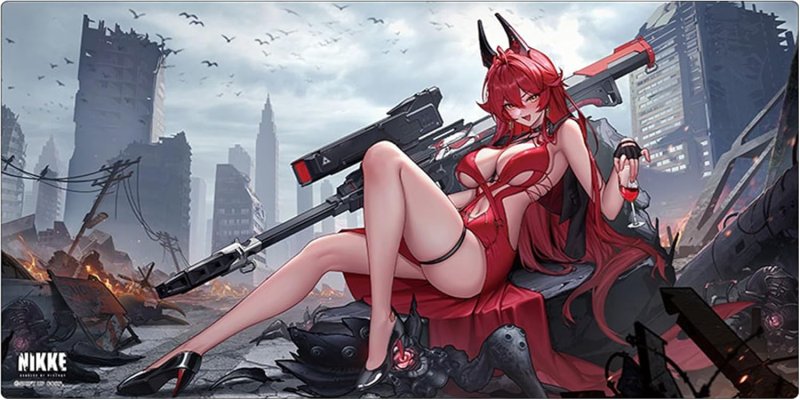画像1: ブシロード ラバーマットコレクション V2 Vol.1867 勝利の女神：NIKKE「Nonsense Red」 (1)