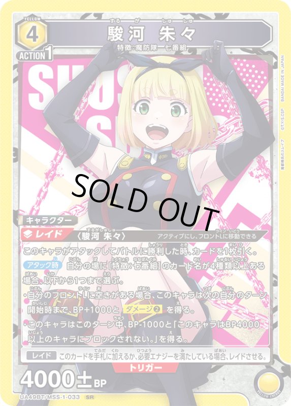 画像1: UA49BT/MSS-1-033 SR 駿河 朱々 (1)