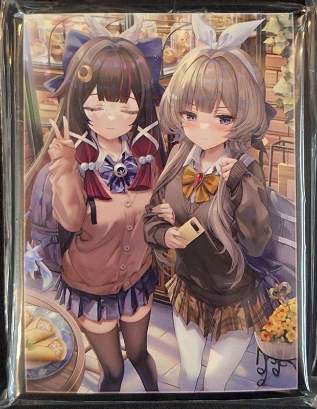 画像1: ミッドナイトブルー　カードスリーブ　原神 JK コロンビーナ サンドローネ (1)