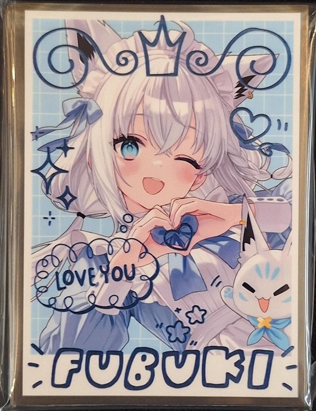 画像1: 白詰草　カードスリーブ　ホロライブ 白上フブキ (1)