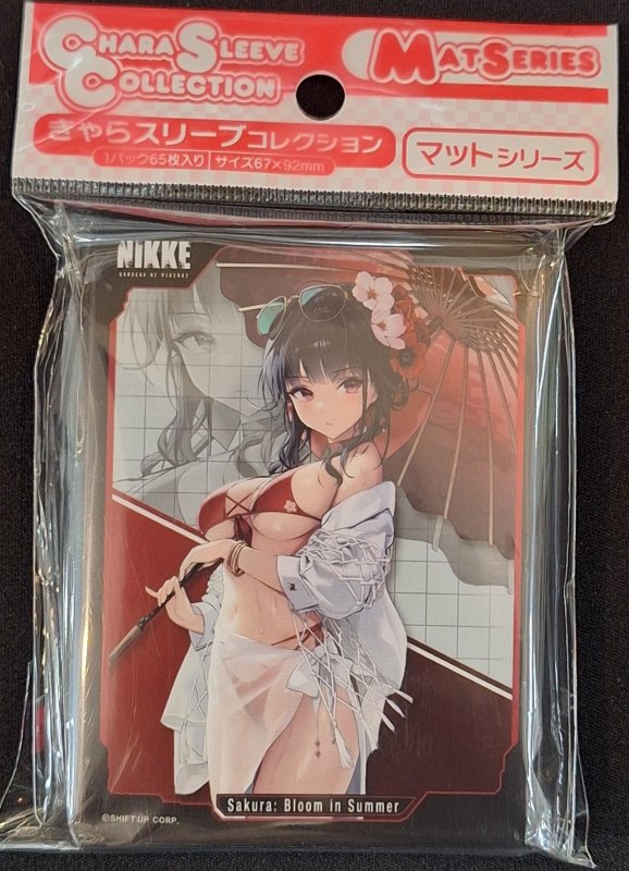 画像1: きゃらスリーブコレクション マットシリーズ 勝利の女神:NIKKE 「サクラ：ブルーム・イン・サマー」(No.MT2306) (1)
