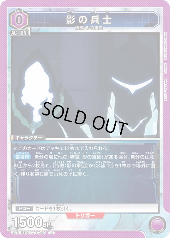 画像1: UA51BT/SLG-1-030 C 影の兵士 (1)