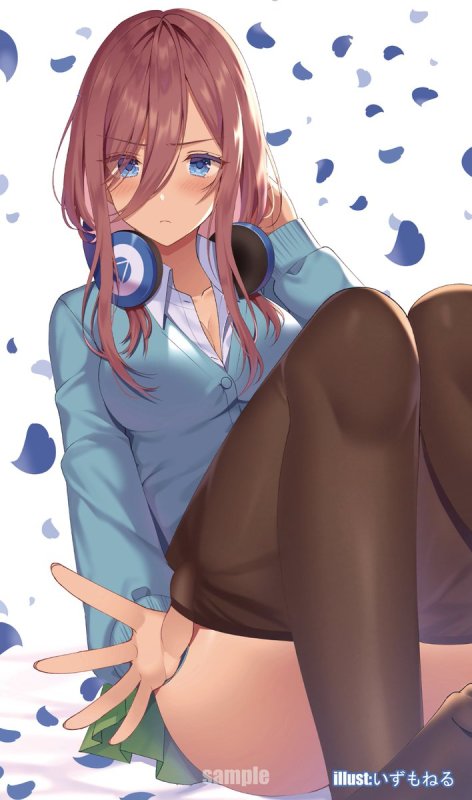 画像1: セルゲーム　プレイマット　五等分の花嫁　三玖 (1)