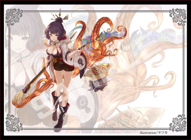 画像1: ぐらむすけいる　プレイマット　FGO　北斎 (1)