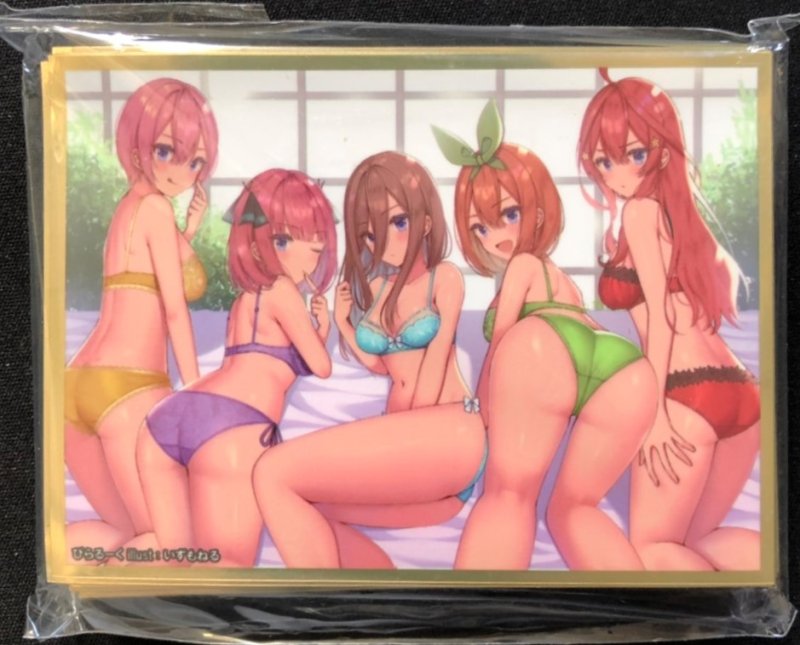 画像1: ぴらるーく　カードスリーブ　ランジェリー五つ子 (1)