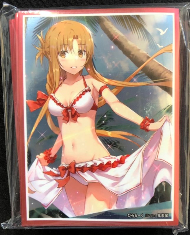 画像1: ぴらるーく　カードスリーブ　水着アスナ (1)