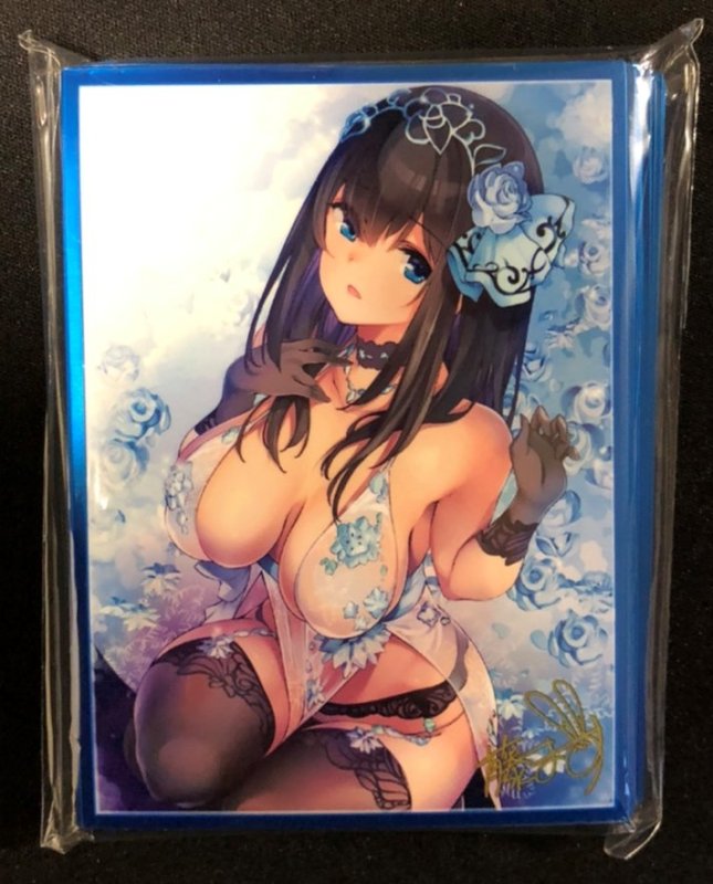 画像1: ミッドナイトブルー　カードスリーブ　ロイヤルアイシング 文香 (1)