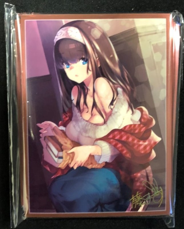 画像1: ミッドナイトブルー　カードスリーブ　私服 文香 (1)