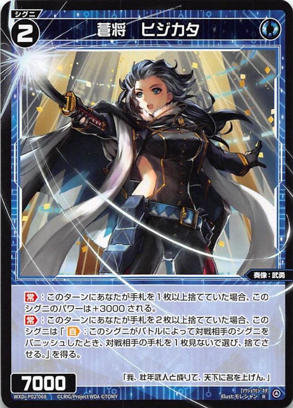 画像1: WXDi-P02-068 R 蒼将 ヒジカタ (1)
