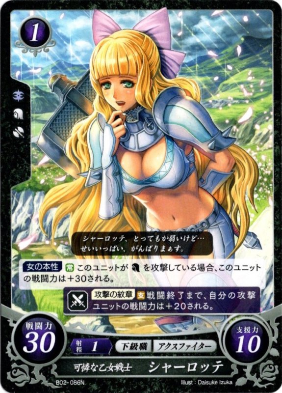 画像1: B02-086 N 可憐な乙女戦士 シャーロッテ (1)