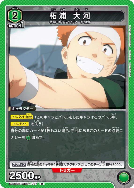 画像1: UA38BT/WBK-1-067 R 柘浦 大河 (1)