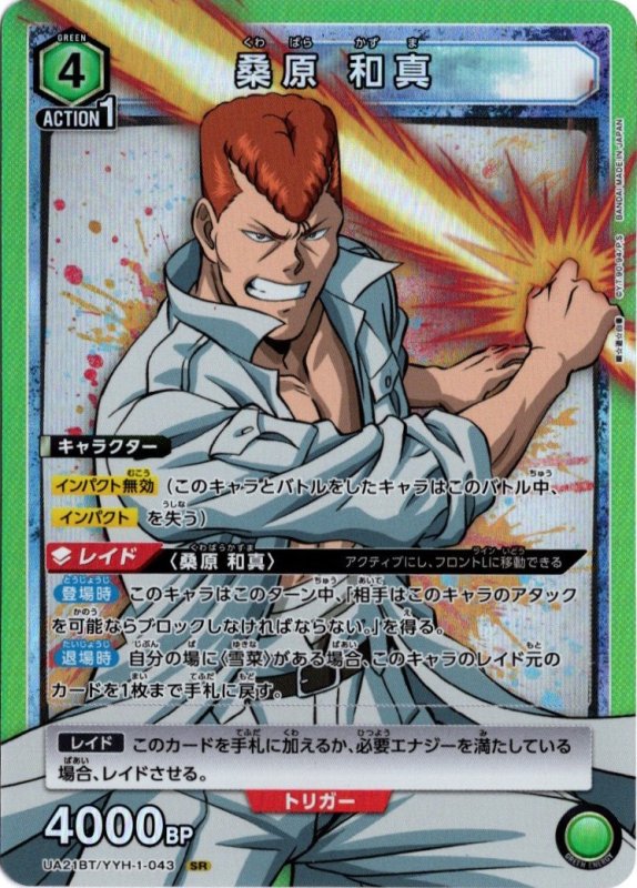 画像1: UA21BT/YYH-1-043 SR 桑原 和真 (1)