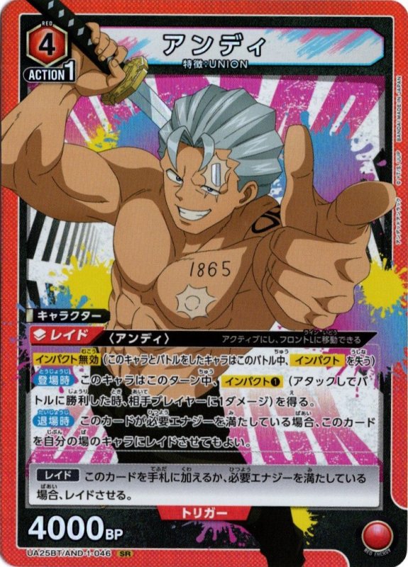 画像1: UA25BT/AND-1-046 SR アンディ (1)