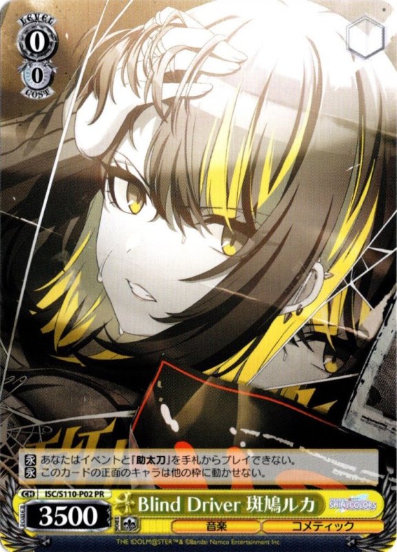 画像1: ISC/S110-P02 PR Blind Driver 斑鳩ルカ (1)