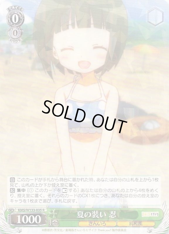 画像1: KMS/W133-035 R 夏の装い 忍 (1)