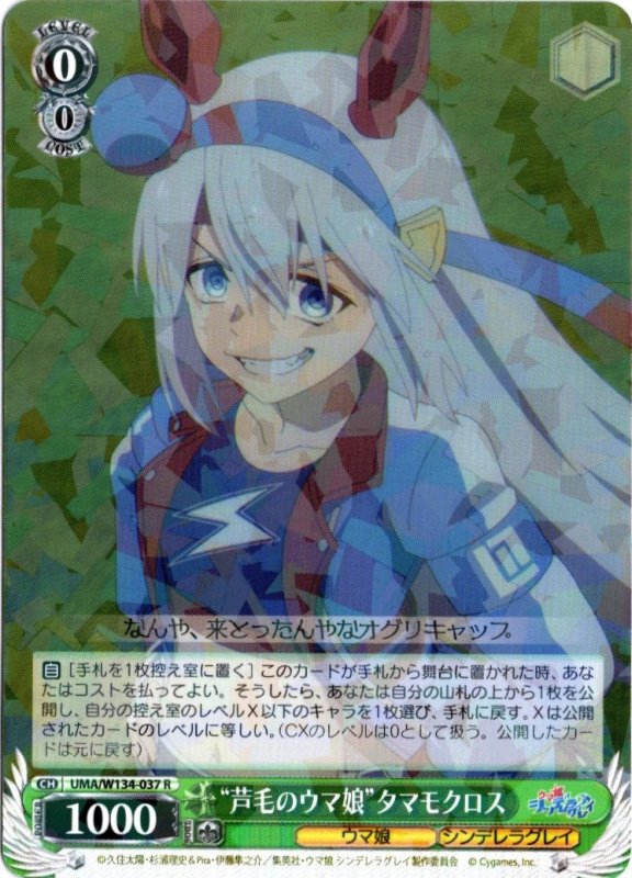 画像1: UMA/W134-037 R “芦毛のウマ娘”タマモクロス (1)