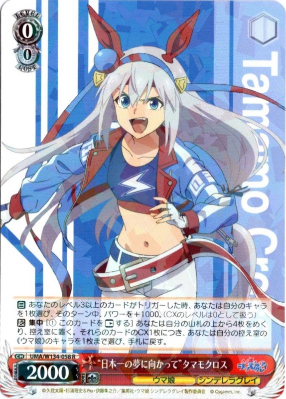 画像1: UMA/W134-058 R “日本一の夢に向かって”タマモクロス (1)