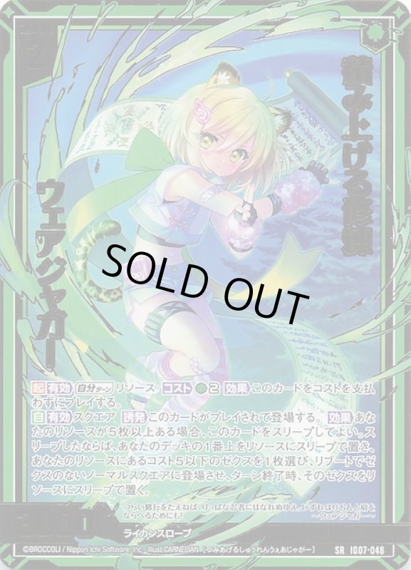 画像1: IG07-048 SR 積み上げる修練 ウェアジャガー (1)