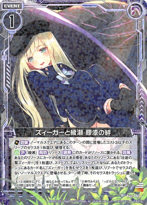 画像1: B20-080 R ズィーガーと綾瀬 膠漆の絆 (1)