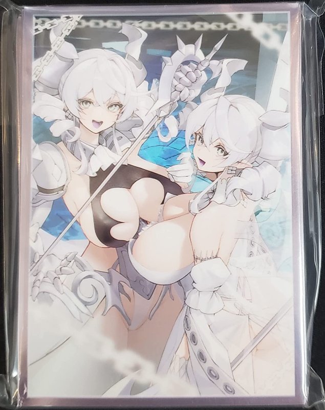 画像1: EATOS　ミニカードスリーブ　遊戯王　二人の白銀姫　 (1)