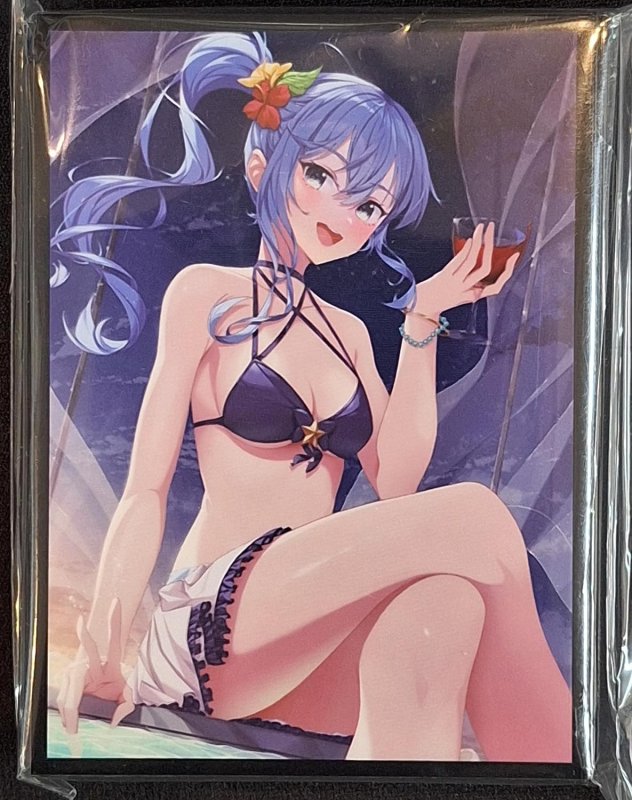 画像1: サンパン　カードスリーブ　ホロライブ　水着すいせい B (1)