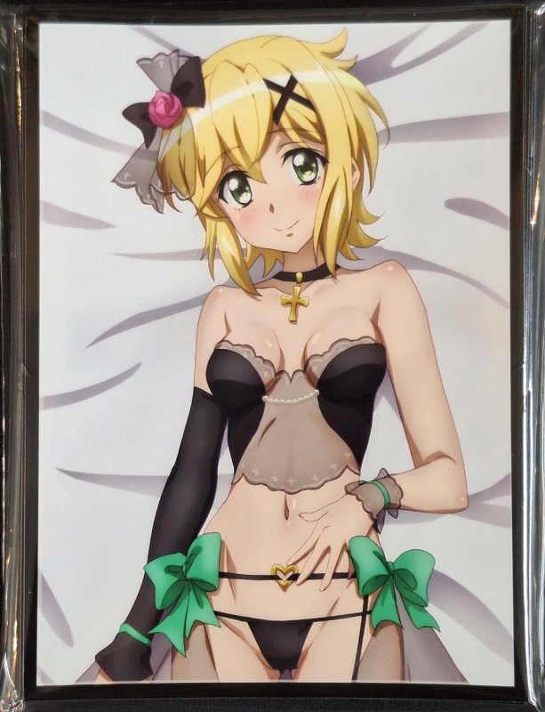 画像1: ミッドナイトブルー　カードスリーブ　戦姫絶唱シンフォギア　ブラックウエディング 切歌 A (1)