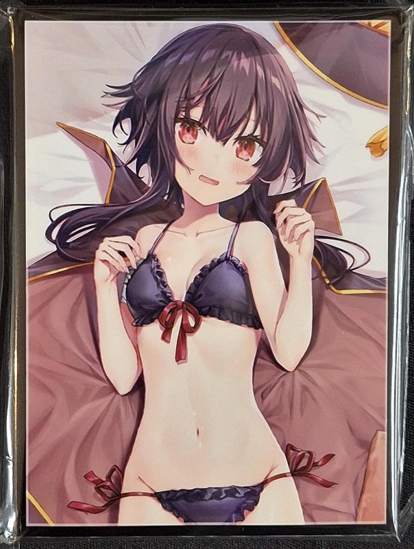 画像1: ミッドナイトブルー　カードスリーブ　この素晴らしい世界に祝福を　水着 めぐみん A (1)