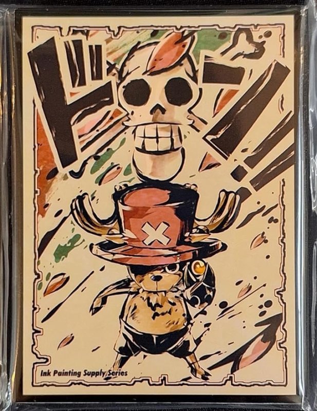 画像1: Cake Rabbits　カードスリーブ　ONE PIECE　SD墨絵風 チョッパー (1)
