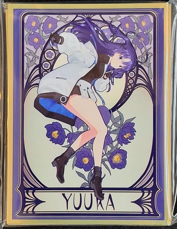 画像1: 混沌の女神様　カードスリーブ　ブルーアーカイブ　ミュシャ ユウカ (1)