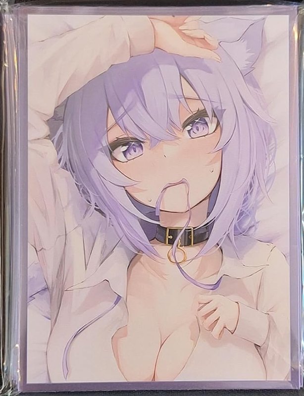 画像1: 白詰草　カードスリーブ　ホロライブ 猫又おかゆ (1)