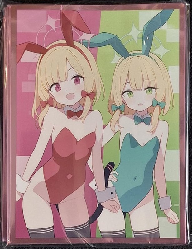 画像1: 白詰草　カードスリーブ　ブルーアーカイブ モモイ ミドリ (1)