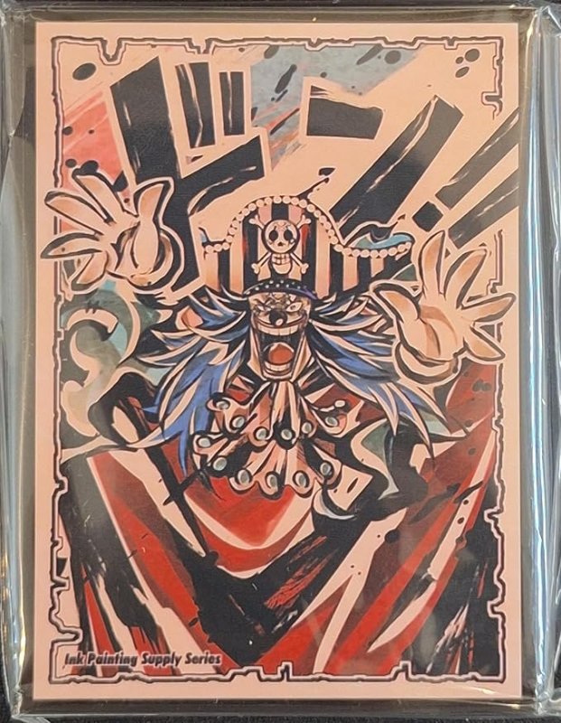 画像1: サンパン　カードスリーブ　ONE PIECE SD墨絵風 バギー (1)