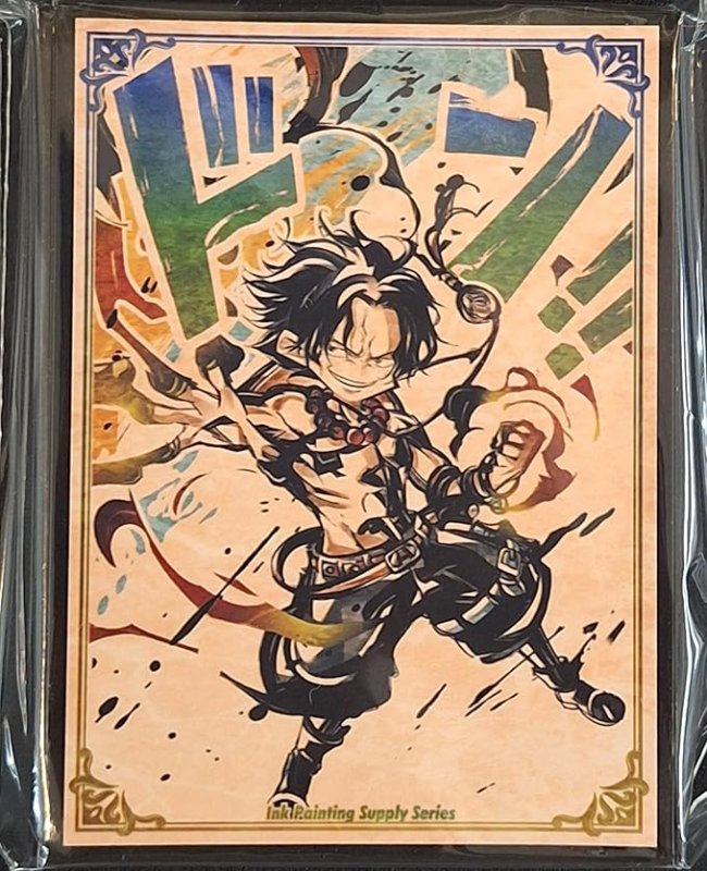 画像1: サンパン　カードスリーブ　ONE PIECE SD墨絵風 エース (1)